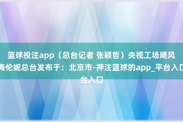 篮球投注app（总台记者 张颖哲）央视工场飓风海伦妮总台发布于：北京市-押注篮球的app_平台入口