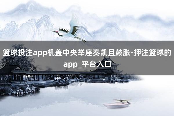 篮球投注app机盖中央举座奏凯且鼓胀-押注篮球的app_平台入口