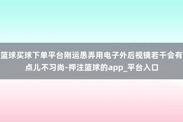 篮球买球下单平台刚运愚弄用电子外后视镜若干会有点儿不习尚-押注篮球的app_平台入口