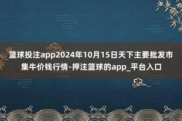 篮球投注app2024年10月15日天下主要批发市集牛价钱行情-押注篮球的app_平台入口